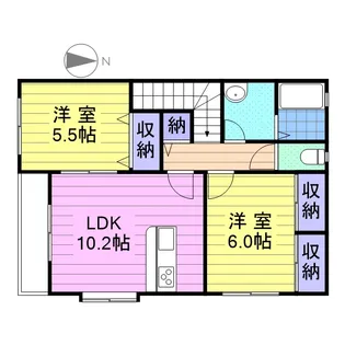 フィオーレ【2階】の間取り