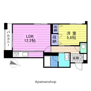 フォレナ利府【2階】の間取り