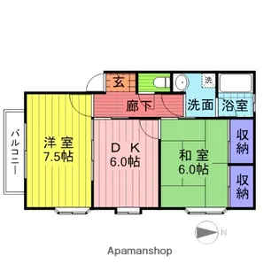 栄ビレッヂ【2階】の間取り