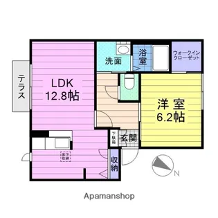 メゾン・ド・オクラホマⅠ【2階】の間取り