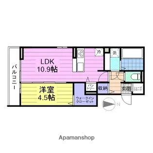 トータス【3階】の間取り