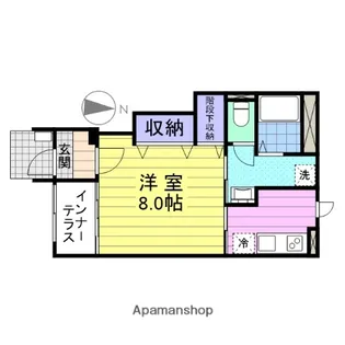 イーストコーポⅡ【1階】の間取り