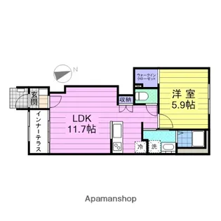 クレストコートⅡ【1階】の間取り