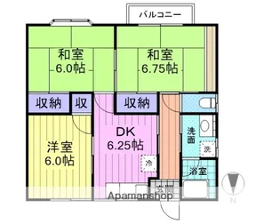コーポサンライフ【203号号室】の間取り