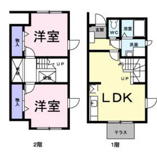 スターヒルズアサノA館【1階】の間取り