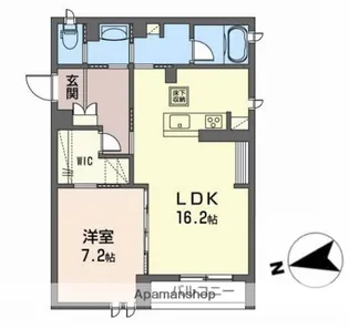 グランフォートMⅢ【1階】の間取り