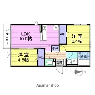 T−HEIM【2階】の間取り