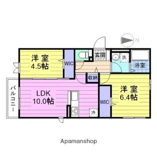 T−HEIM【2階】の間取り