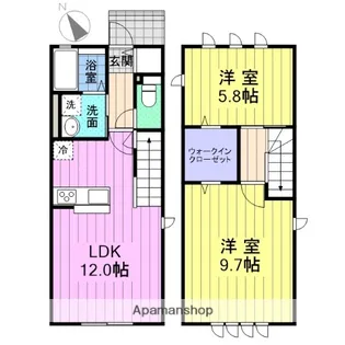 レガシーヒルズ ジェイ【1階】の間取り