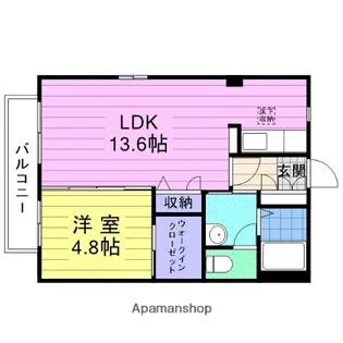 シャーメゾン泉沢【1階】の間取り