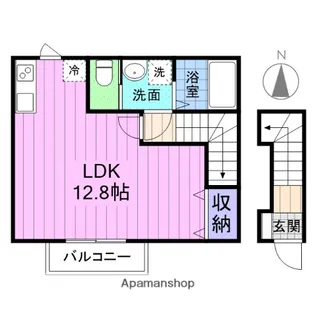 CITY福田町【2階】の間取り