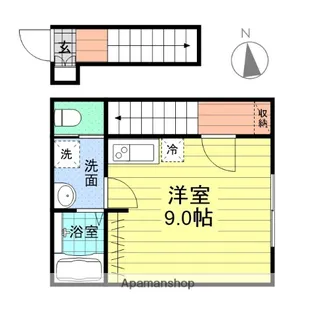 みやがた【202号室】の間取り