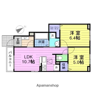アールポート E【1階】の間取り