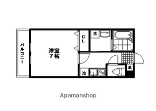 ファルステーロマンション【4階】の間取り