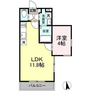 メゾン・ド・リアン【3階】の間取り