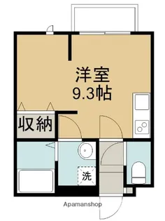 メリディアンなないろの里 参番館【1階】の間取り