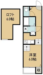 アクアエステラ新田【1階】の間取り