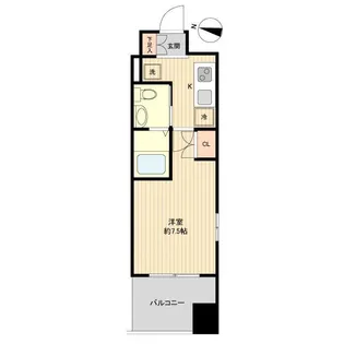 レジディア仙台上杉【4階】の間取り