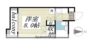 メゾン・ド・エルヴェ【411号室】の間取り