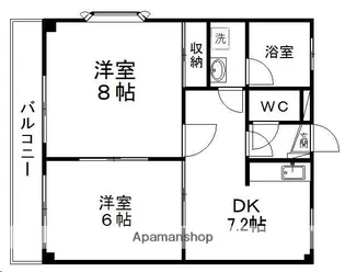 クラウンハイムNAKANO【5階】の間取り