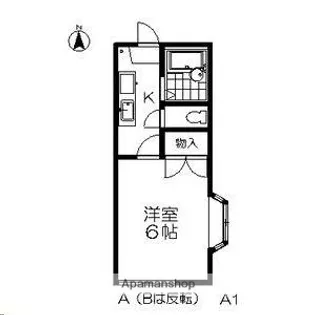 ビレッジ柏木【1階】の間取り