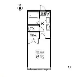 ビレッジ柏木【2階】の間取り