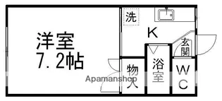 プロムナード河原町【2階】の間取り