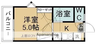サンパレス福沢町【201号室】の間取り