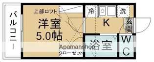 サンパレス福沢町【202号室】の間取り