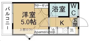 サンパレス福沢町【203号室】の間取り