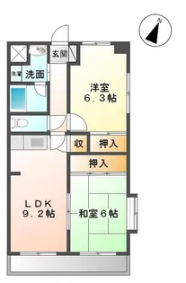 ステイブルシャトー【2階】の間取り