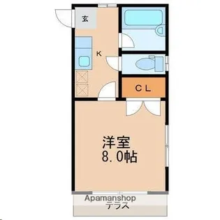 リバーサイドKOYO【1階】の間取り