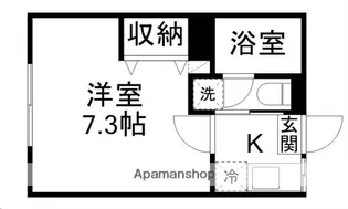 ピースフル東照宮駅前【1階】の間取り