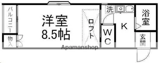 メゾン阿部【201号室】の間取り