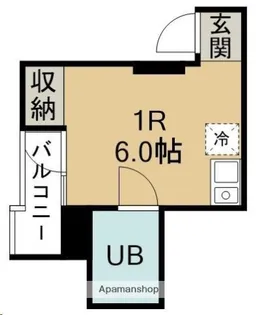 レンボーマンション【203号室】の間取り