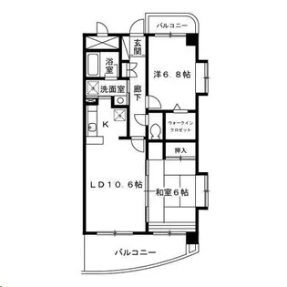 グランウィング【3階】の間取り