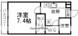 サンエイト【103号室】の間取り
