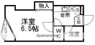 タキ・コーポラス【4階】の間取り