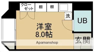 片平ホワイトレジデンス【1002号室】の間取り