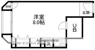 片平ホワイトレジデンス【603号室】の間取り