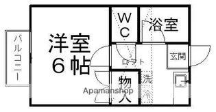 ドウェリング斎藤11【202号室】の間取り