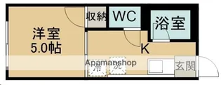 コーポラスよこさわ【203号室】の間取り