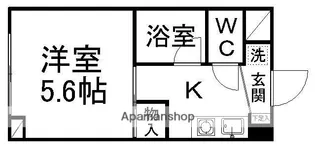 WALKERS HILL メゾン【107号室】の間取り