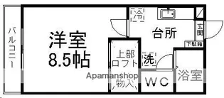 ピースフル東京【203号室】の間取り