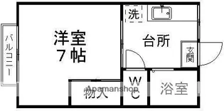 布田ハイツ【201号室】の間取り