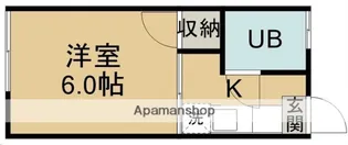 コーポ台原【203号室】の間取り