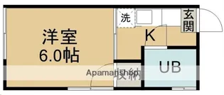 コーポ台原【201号室】の間取り