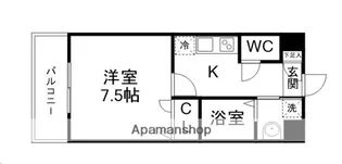 サンパティーク泉中央【3階】の間取り