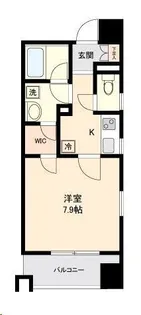 ヴィアーレ北目町【4階】の間取り