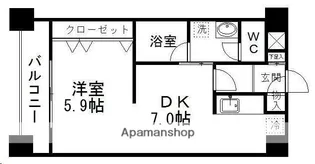 宮城県仙台市青葉区小松島3丁目【マンション】の間取り